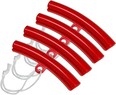 Velg Beschermers - Wiel Rand - Banden Wisselen - Flexibel Materiaal - 4 Stuks - Rood