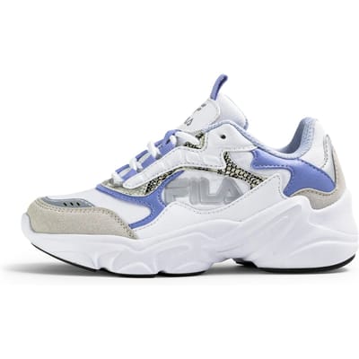 FILA Collene Logo Kids White-pale Iris Maat: 30 | Schoenen Outlet | Unisex | Blauw