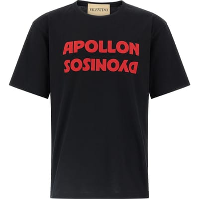 Valentino Garavani Zwarte Katoenen T-shirt