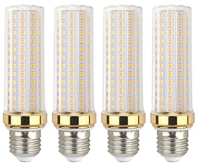 E27 LED Lamp 20W Warmwit 3000K 2000 Lumen - Vervanging voor Halogeen - Set van 4