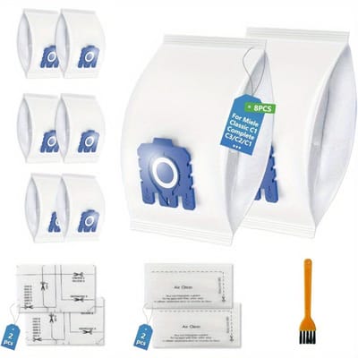 Livé® Vacuümzakken – 8-pack Filters voor Miele Stofzuiger