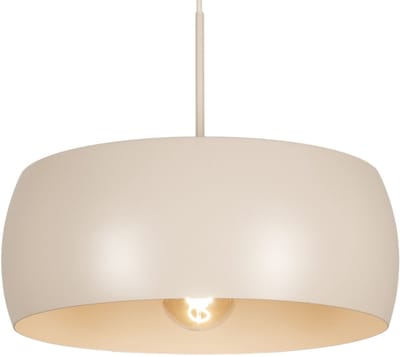 Lumidora Hanglamp 75781 - ZWEEDS - E27 - Beige - Zand - Metaal - ⌀ 45 cm