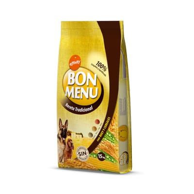 15kg Bon Menu Dog Adult Traditioneel Recept droog hondenvoer