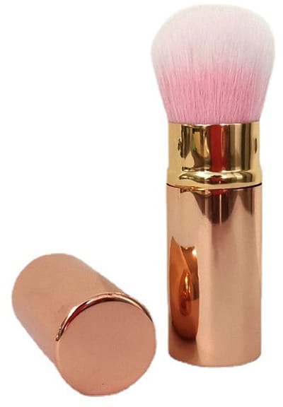 Intrekbare make-upkwast - Champagne Goud - Make-upkwasten - Intrekbare kwast voor highlighter, bronzer en geperste poeder