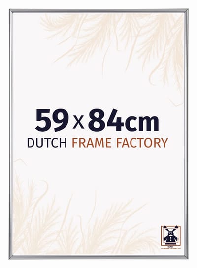 Fotolijst A1 59,4x84 cm - Kunststof - Zilver Hoogglans - Angers