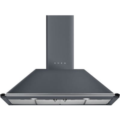 SMEG Wandkap Afzuigkap, Wandkap, Victoria, Lei Grijs, 110 cm, A