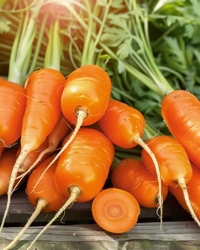2 sets - Wortel Parijse Markt Zaden Daucus Carota Eenjarig Ronde Zomerwortel