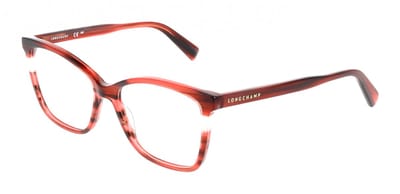 Longchamp LO2741 Striped red 52/15/140 WOMAN Brilmonturen