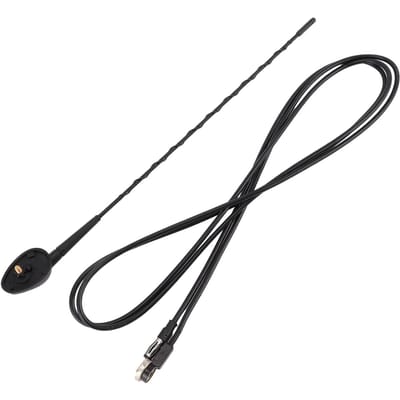 Mât d'Antenne Radio FM AM pour Toit de Voiture avec Ensemble de Câbles de Base 51995445 Signal Stable Antenne Radio Stéréo de Remplacement pour Fiat