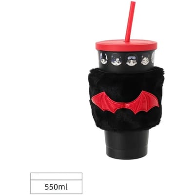 ENHYPEN x MINISO - Karakterbeker met Rietje 550ml black