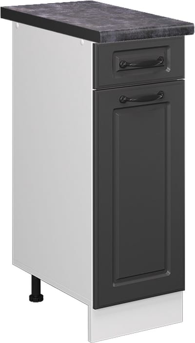 Vicco R-Line Keukenonderkast – 30 cm, WB Antraciet Antraciet landhuis
