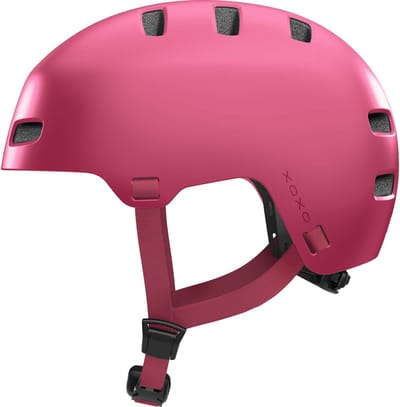 Fietshelm ABUS XOXO mono red S - 51-55 cm - rood - Geschikt voor gebruik op elektrische fietsen - stadsfietsen - 370 g