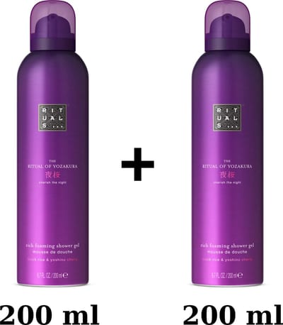 Rituals of Yozakura - Foaming Shower Gel - 2 x 200 ml - Douchegel Yozakura