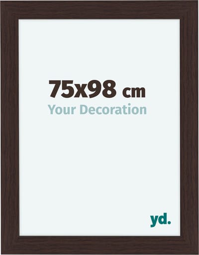 Your Decoration - Fotolijst 75x98 cm - MDF - Eiken Donker - Como