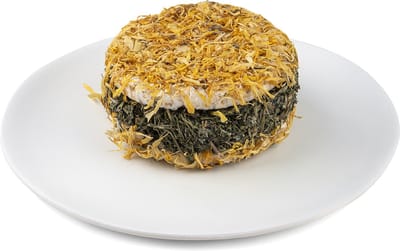 Witte Molen - Knaagdier - PUUR PAUZE RIJSTSCHIJF KRUIDEN & BLOEMEN 130g geel