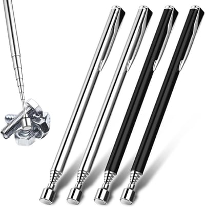 Uitschuifbare Telescopische Pick Up Tool - 4 Stuks Antislip Grabber Gereedschap voor Autoreparatie en Garage
