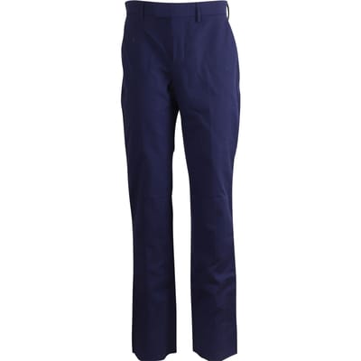 Balenciaga rechte broek van marineblauw katoen