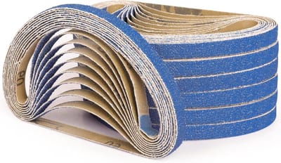 Schuurbanden 13 x 457mm, 40 stuks, 60 Grit voor het schuren van hout, metaal en kunststof