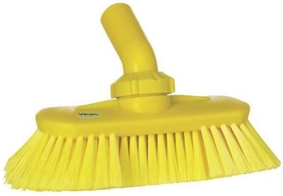 Zachte Hoekverstelbare borstel | Vikan | Hygiëne | Geel