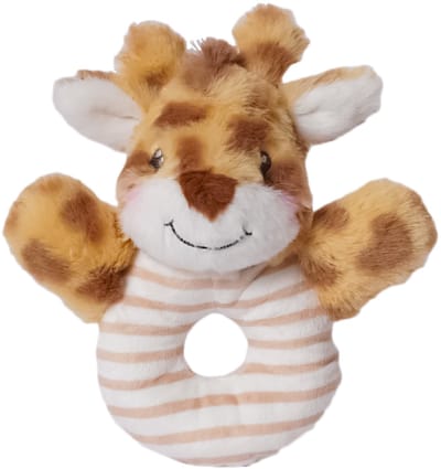 Speelgoedtopdeals - Pluche Rammelaar - Raf Giraf - 16 cm