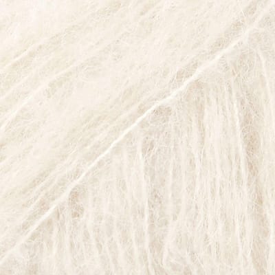 Alpaca Zijde Garen - Licht Warm Garen - Kleding Accessoires - Superfijne Mix - 25 Gram 140 Meter - Off Wit