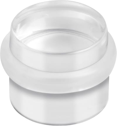 Deurstopper - Deurbuffer Muurbuffer - Schade Voorkomen - Zelfklevend Zonder Boren - Diameter 32 mm - Transparant