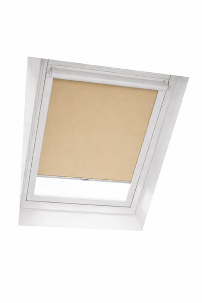 Dakraam rolgordijn verduisterend GEOM Pegasus Occultant – 78x118 cm – Velux M06/M08 compatibel – Binnen rolgordijn – Beige