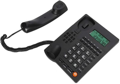 Dailygoods- Beller ID Telefoon met Nummerherkenning - Handsfree Functie - 10 Sneltoetsen - Achtergrondverlichting - Geschikt voor Kantoor/Thuis