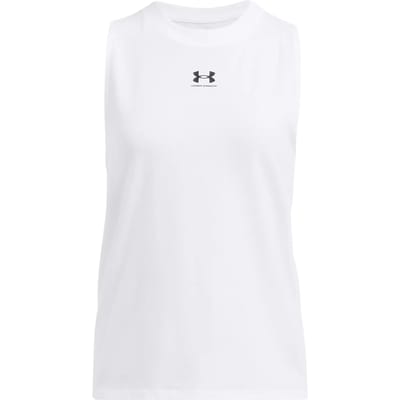 Under Armour UA Rival Muscle Tank Dames Sporttop - Wit