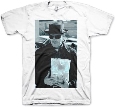 Breaking Bad Heren Tshirt -S- Heisenberg Money Bag Wit