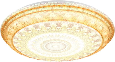 LED plafondlamp woonkamerlamp daglicht kleurrijke antieke keukenlamp, 18W 450lm warm wit, neutraal wit, koel wit, DxH 39 x 8,5 cm