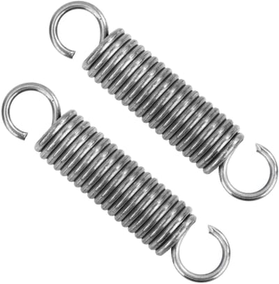 Trekveren met haak - Spanveer Verlengveer - Buitenactiviteiten - Roestvrij staal 304 - 65 mm - Zilverkleur