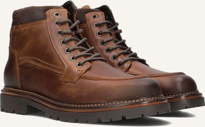 Mazzeltov 25570010 Boots Heren - Cognac - Maat 43