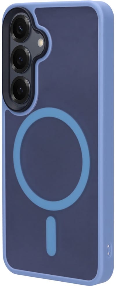Mobiparts hoesje geschikt voor Samsung Galaxy S25 - Hardcover - MagSafe - Blauw