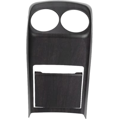 2 Stuks Eikenhoutnerf Achterste Luchtuitlaat Afdekking Sierlijst Decoratie Past voor Mercedes A Klasse w177 A180 A200 2019 black