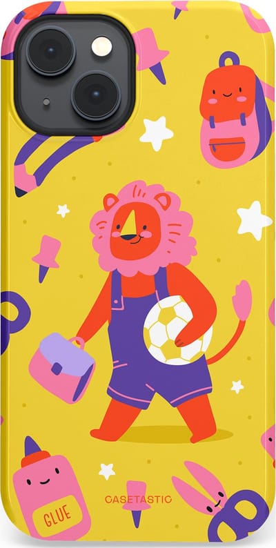 Casetastic hoesje geschikt voor Apple iPhone 14 Plus - MagSafe - Dubbellaagse bescherming - Krachtige lessen - Fashion Case - Goud Koraal