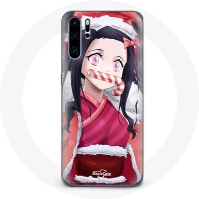 Coque pour Huawei P30 Pro Anime Demon Slayer Kamado Nezuko Le jour de Noël 2023
