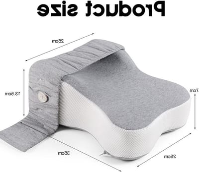 Ergonomisch Kniekussen voor Zijslapers van Geheugenfoam, Ondersteunt Benen, Knieën en Rug, Ideaal voor Zwangerschap en Comfortabel Slapen