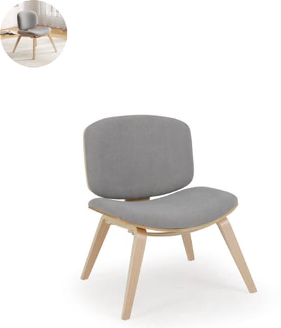 Fauteuil - Relaxzetel - Relaxstoel - Relaxfauteuil - Stoel - Voor één Persoon - Grijs