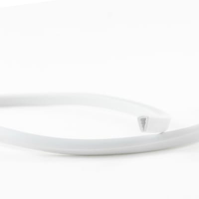Flexibele PVC Randafwerking Wit – 10 Meter – Splijtmaat 2,0 mm – Beschermband