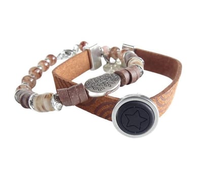 2 Love it Autumn - Armbanden set van 2 - Polsmaat 17 t/m 22 cm