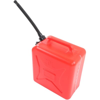 Bidon d'essence 5,2 gallons 20 L Jerry Can Conteneur de carburant en PEHD ignifuge haute résistance avec échelle Non