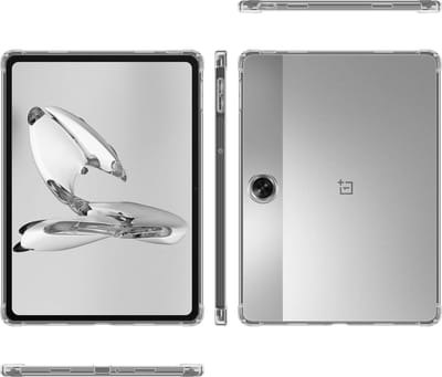 Cadorabo Hoesje geschikt voor OnePlus Pad Go in VOLLEDIG TRANSPARANT TPU Ultra Slim Air Tablet