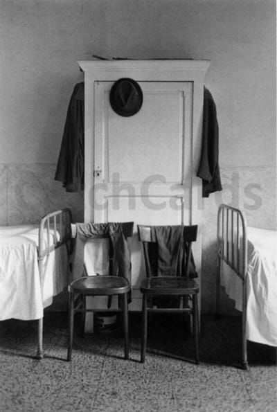 Eva Rubinstein - Old People's Hospital, Italy - Vintage dubbele kaarten - Zwart-wit - Set van 10 kaarten met eco-katoen enveloppen