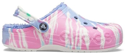 Crocs Baya Lined Tiedye Graphic Clog Pink Lemonade Maat 45/46 US M11