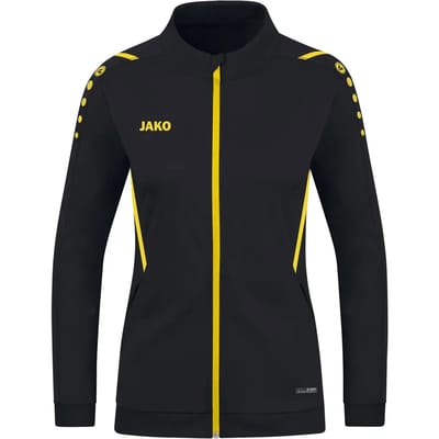 Jako Challenge Polyestervest Dames - Zwart / Citroen | Maat: 34