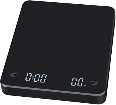 Oplaadbare koffieweegschaal met timer 3 kg / 0,1 g