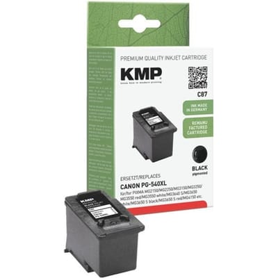 KMP Inktcartridge vervangt Canon PG-540 XL Compatibel Zwart C87 1516,4001