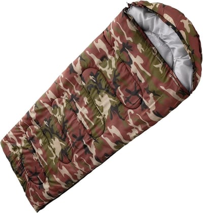 Camping Slaapzak - Warme Buiten Slaapzak - Outdoor Avontuur - Weerbestendige Isolatie - 216 ponden - Camouflage