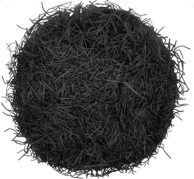 100g Raffia Vullingsmateriaal voor Cadeaus - Vulling voor Geschenken, Cadeauboxen en Decoratie met Geschaafd Papier (Zwart)